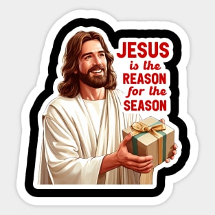 Jesus Is The Reason For The Season Sticker